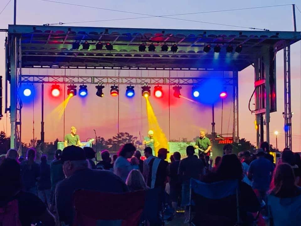 Festival stage at Oscoda Rockfest