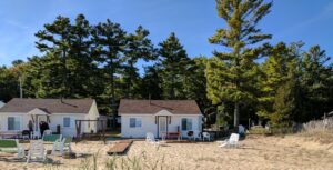 Cottages on the beach at Stadler's Spacious Sands