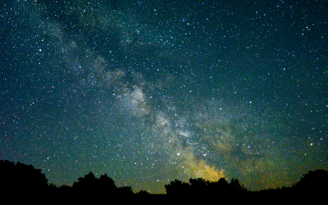 Night sky view of Milky Way
