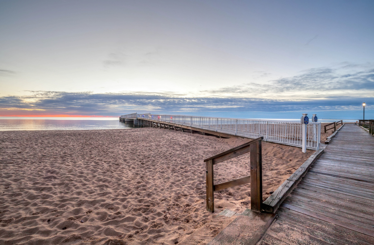 Pier at Oscoda Beach Park