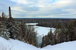 Highbanks view in winter