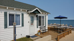 Exterior of Sandcastle cottage