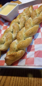 Bread sticks at Wiltse's