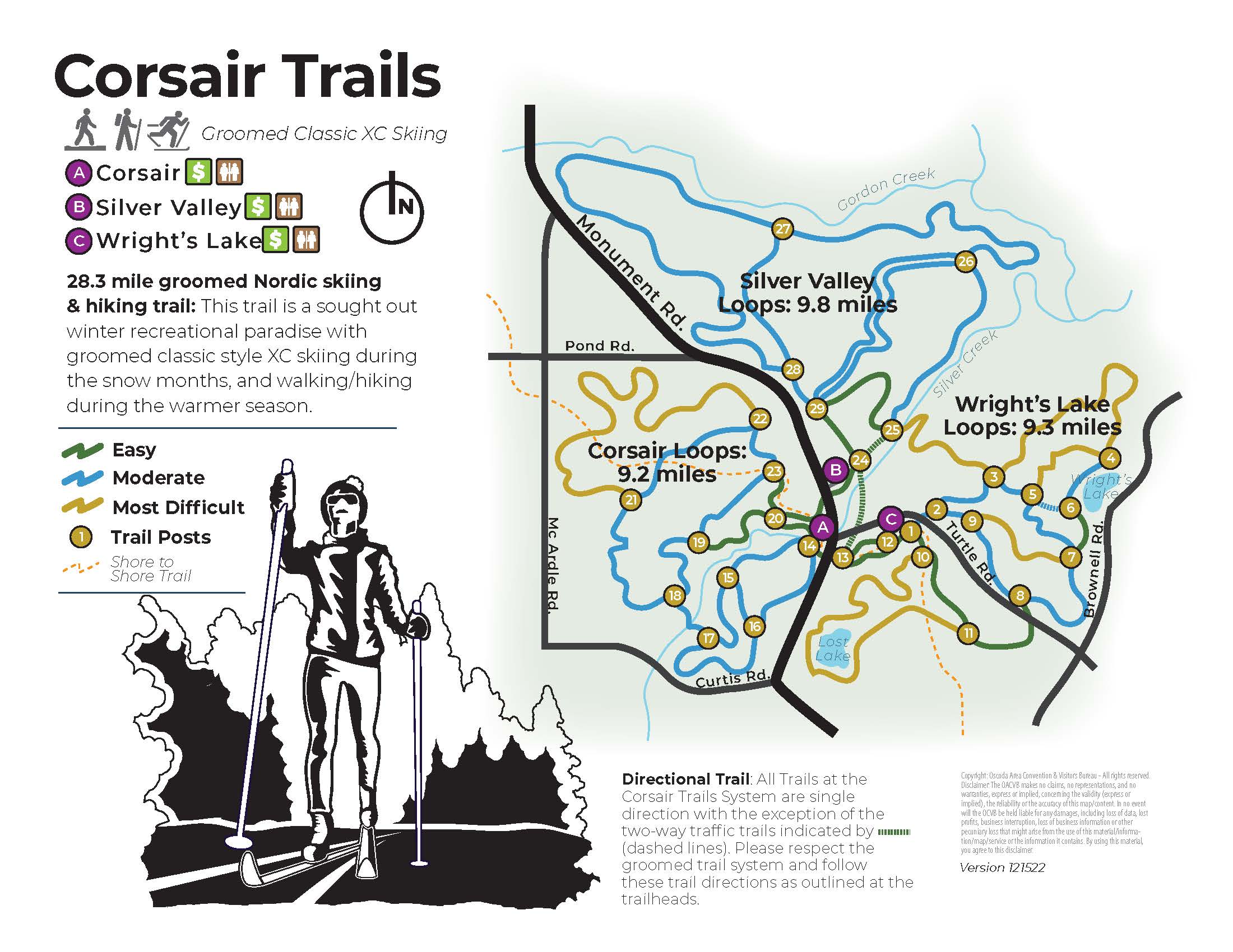 Corsair Trail Map