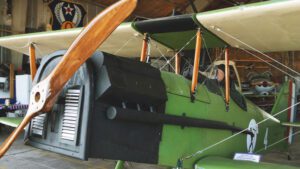 Airplane on display at Wurtsmith Museum