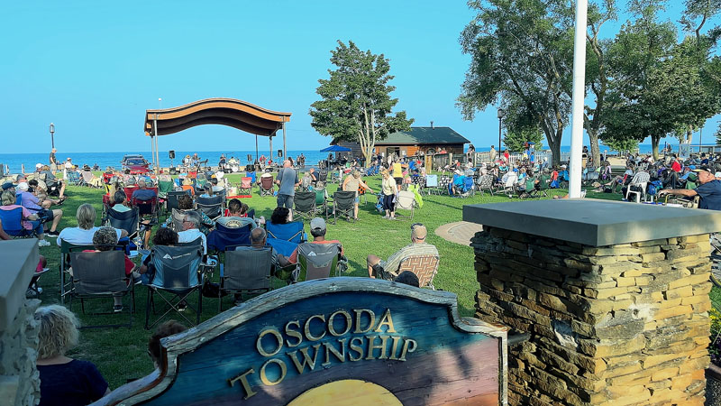 Concert at Oscoda Beach Park