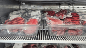 Meat packages sold at Wellman's