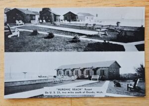 Original photos of the Sandcastle Beach Resort from 1950s